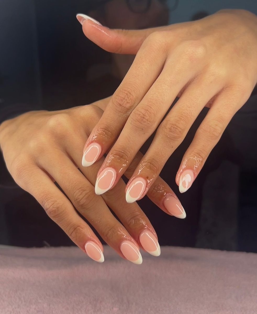 French almond nail set